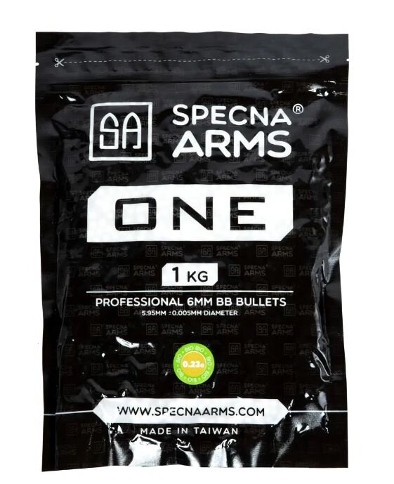 0.23g Specna Arms ONE™ BIO BBs - 1kg - white