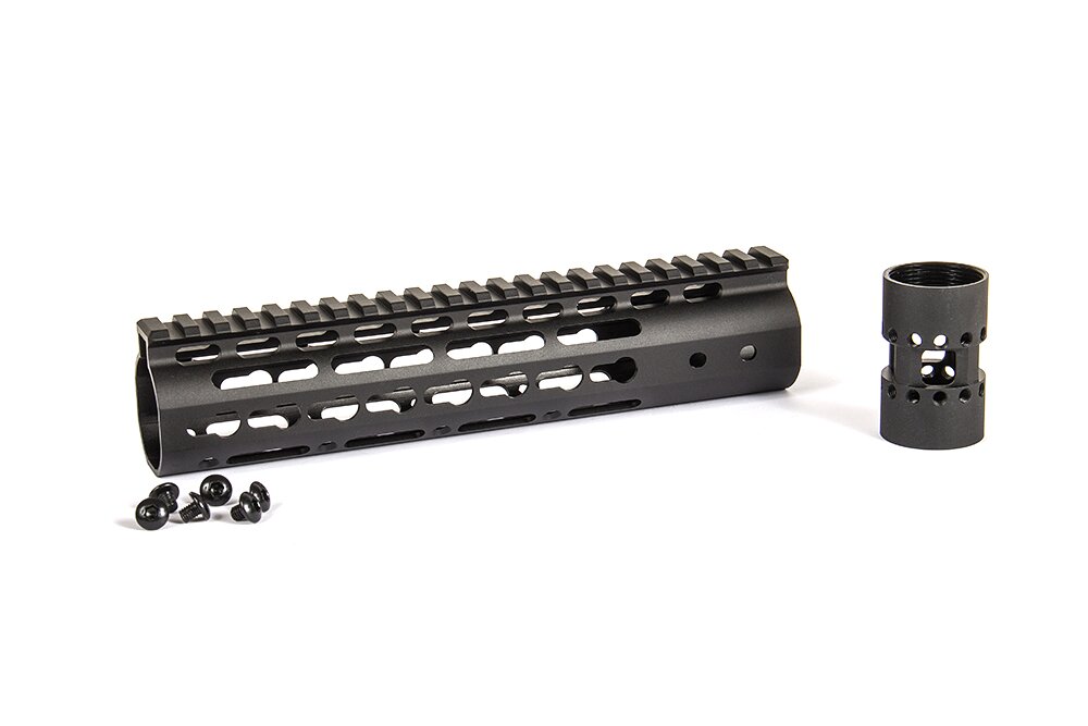 RIS ALUMINIUM 6065 CNC KEYMOD HANDGUARD 9''