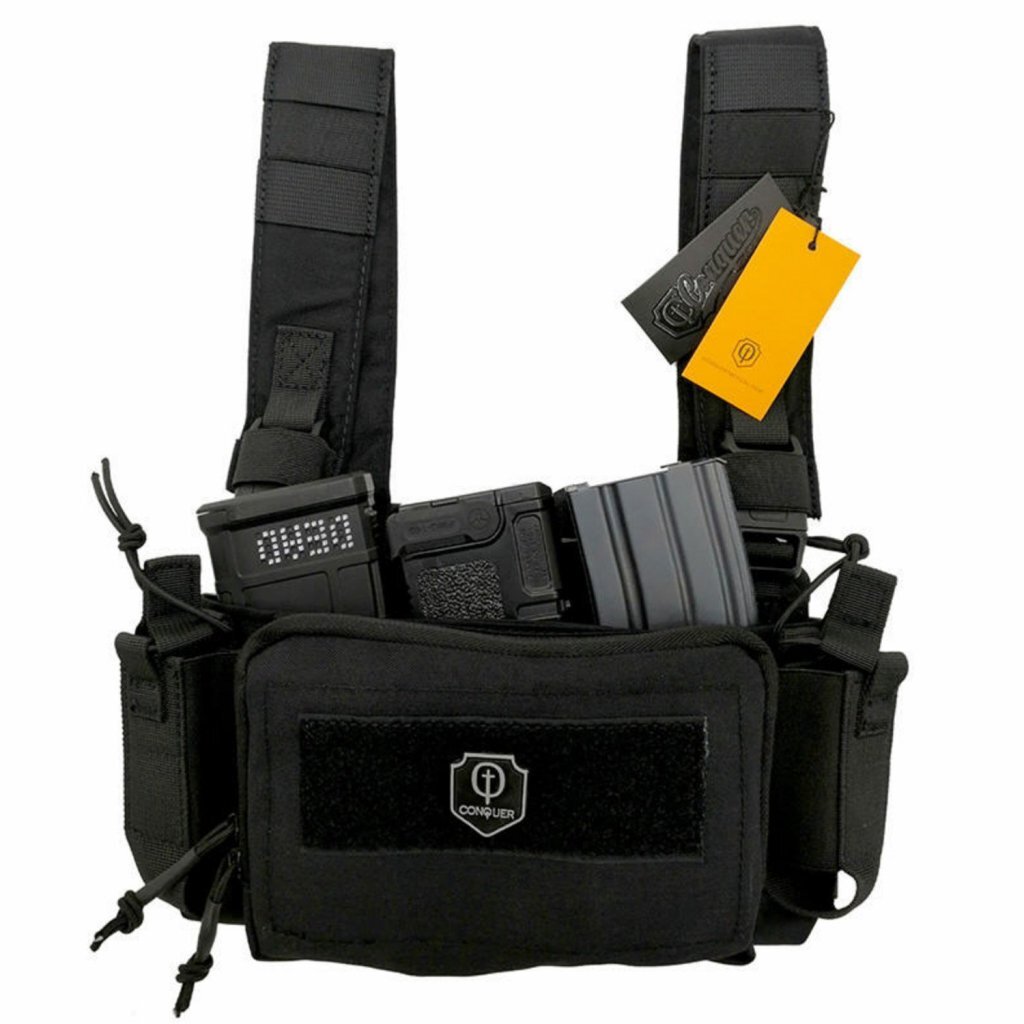 Conquer MPC Micro chest rig Nero