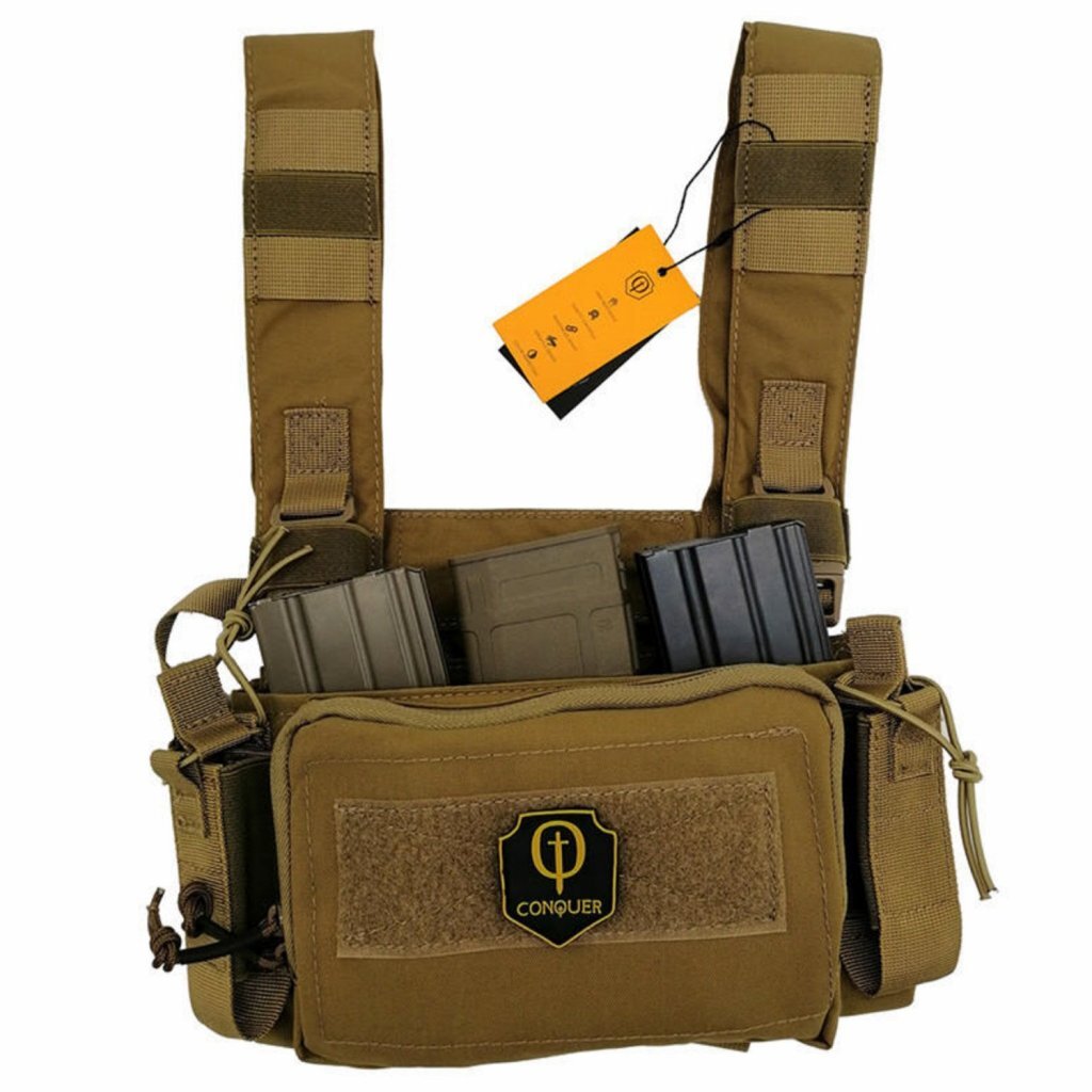 Conquer MPC Micro chest rig Coyote Brown