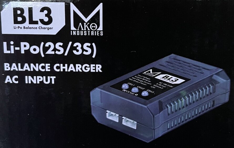 BL3 CARICA BATTERIE LIPO COMPACT 2-3S