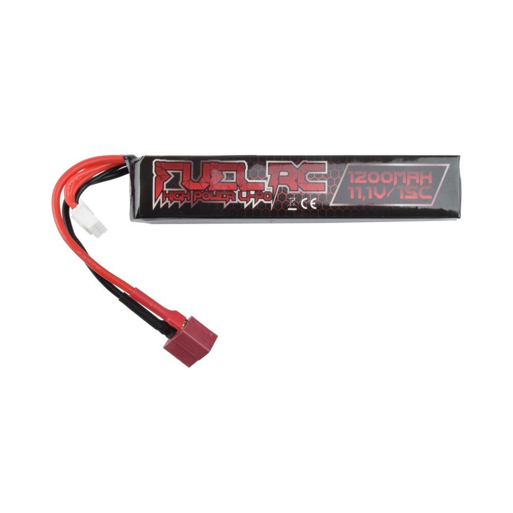 FUEL BATTERIA LI-PO 11.1V X 1200MAH 15C STICK CONNETTORE DEANS