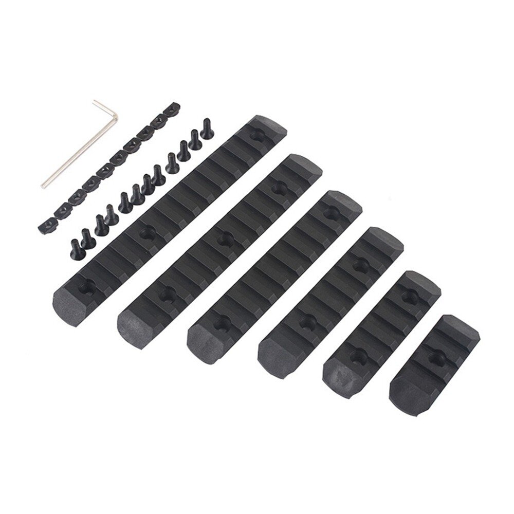 MP SET 6 SLITTE 20MM IN POLIMERO PER KEYMOD E M-LOK
