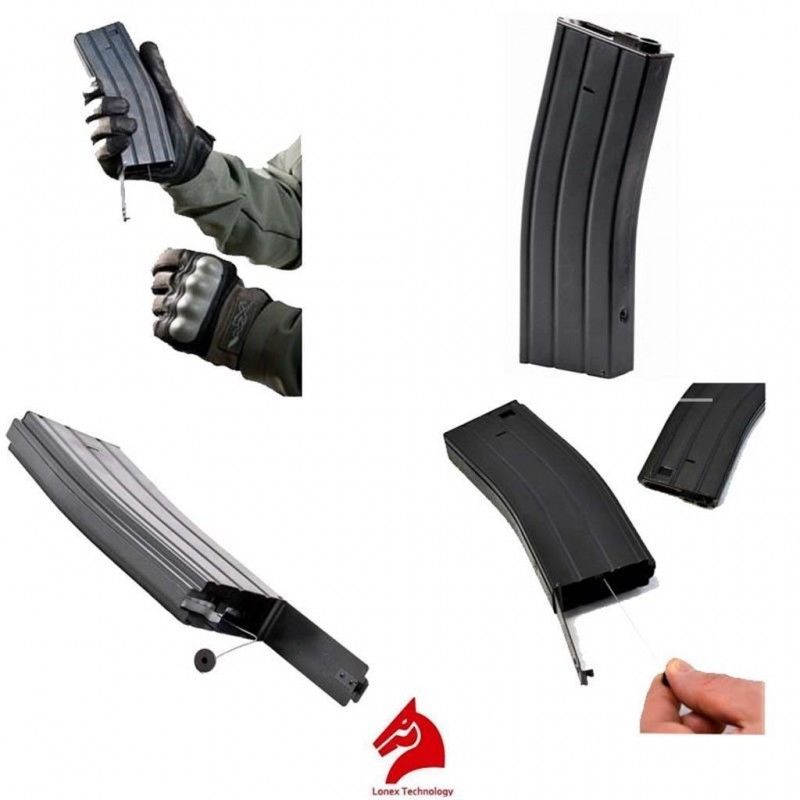 Lonex Caricatore Flash Magazine Per Fucile Elettrico M16/M4