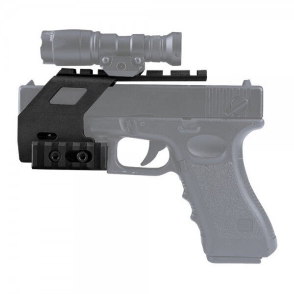 WOSPORT RAIL BASE SYSTEM PER PISTOLE SERIE GLOCK Nero