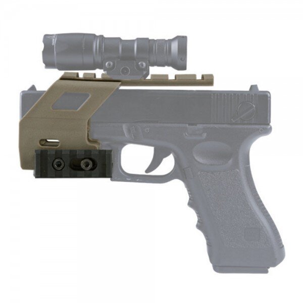 WOSPORT RAIL BASE SYSTEM PER PISTOLE SERIE GLOCK Tan